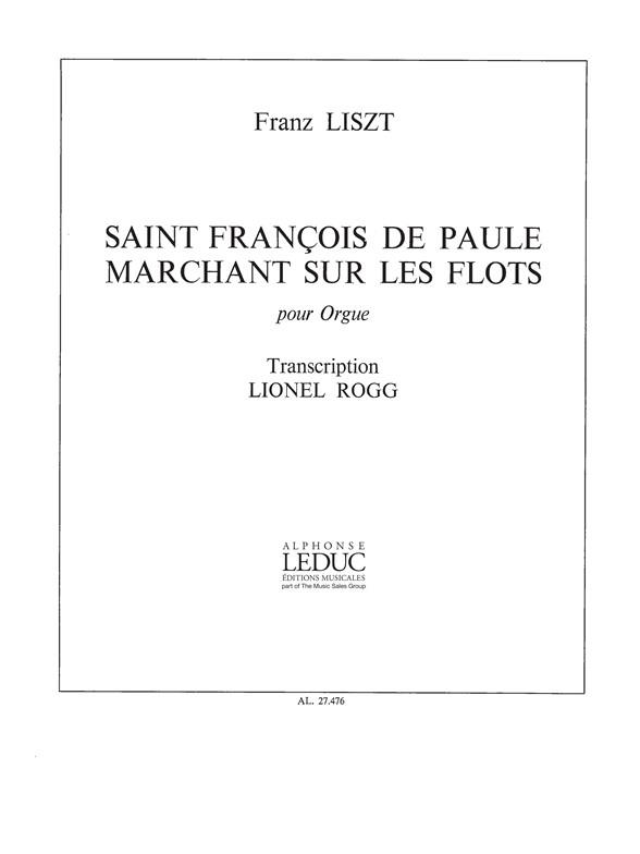 Saint François de Paule marchant ...