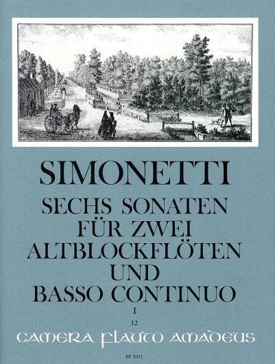 6 Sonaten, Op.2 - Band 1 (1-3)