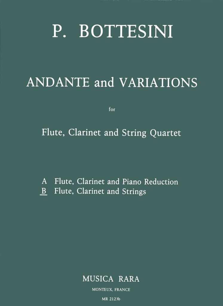 Andante and Variations (Score and parts)