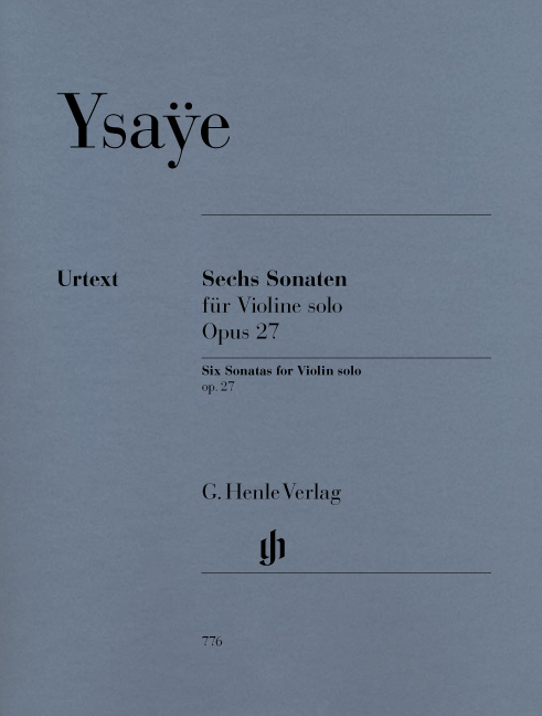 6 Sonaten für Violine, Op.27