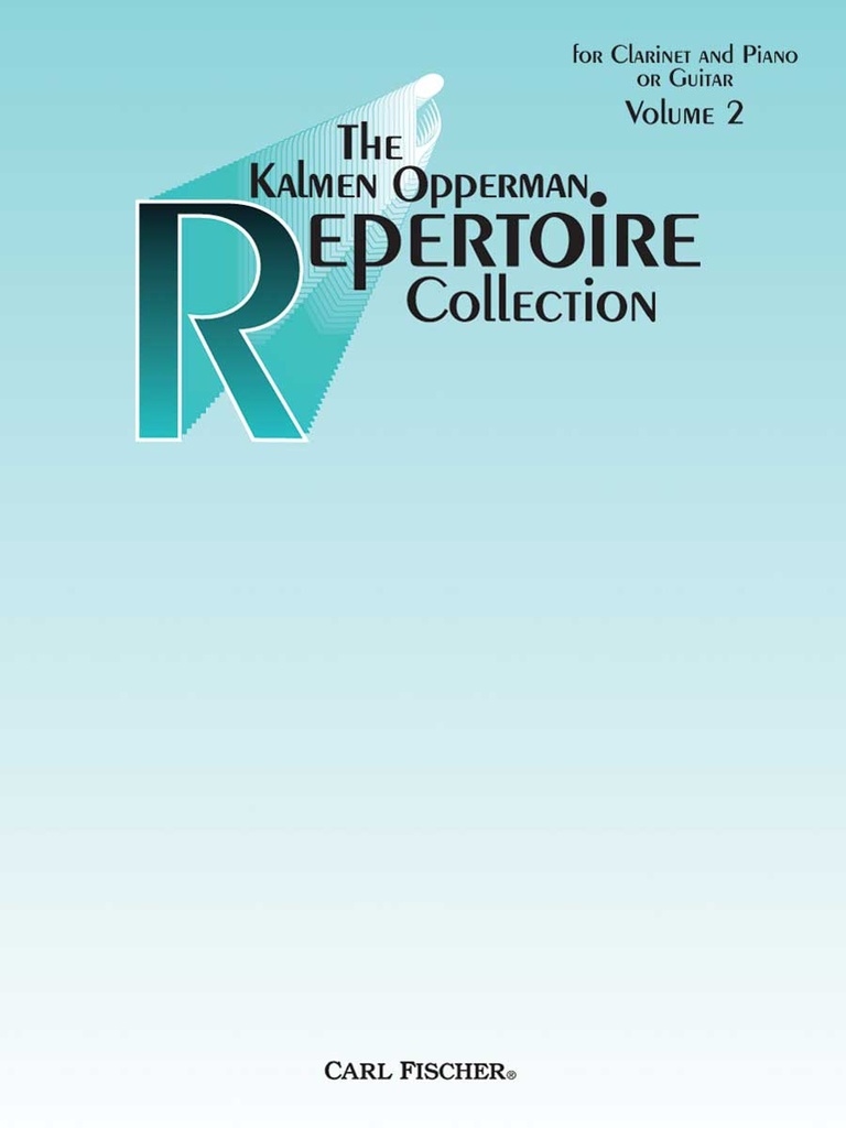 The Kalmen Opperman repertoire collection - 2