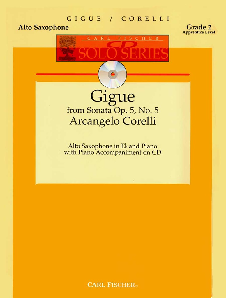 Gigue from sonata, Op.5 no.5