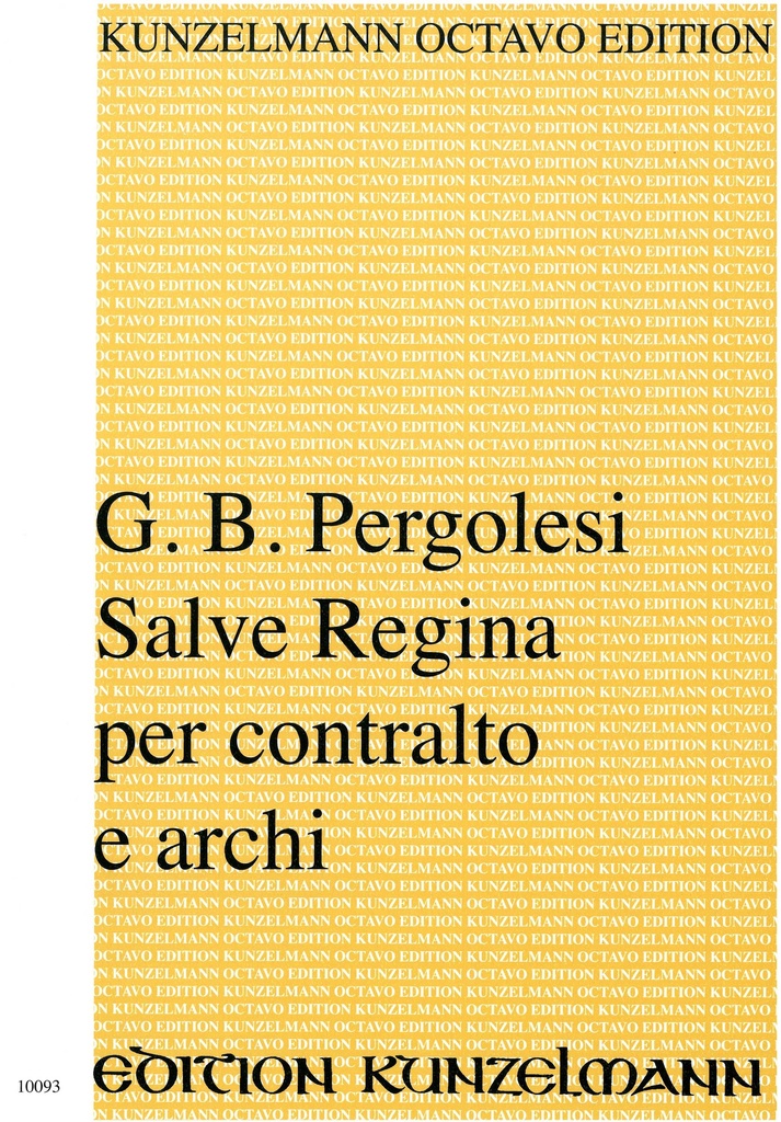 Salve Regina (Partitur)