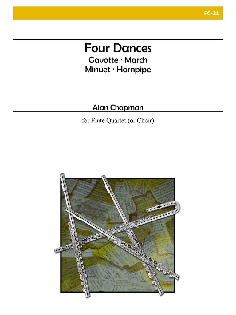 4 Dances for Flute Quartet or Choir