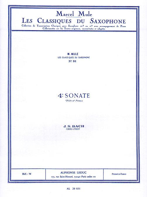 4e Sonate, BWV.1033