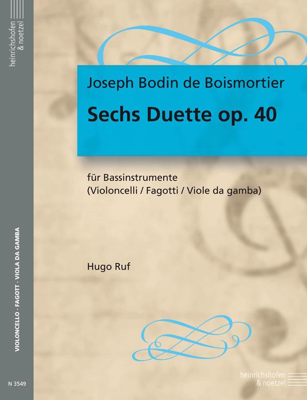 6 Duette fur Bassinstrumente, Op.40