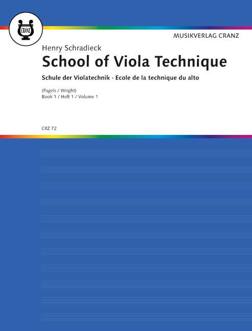 School of Viola Technique - Vol.1 (Exercises in the different positions)