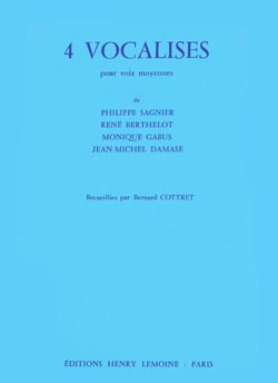 4 Vocalises - Vol.1 (Voix moyenne)