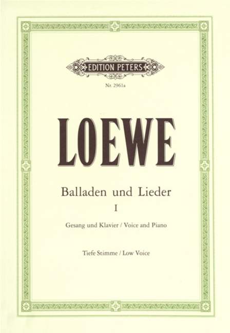 Balladen und Lieder - Band 1 (Tief)