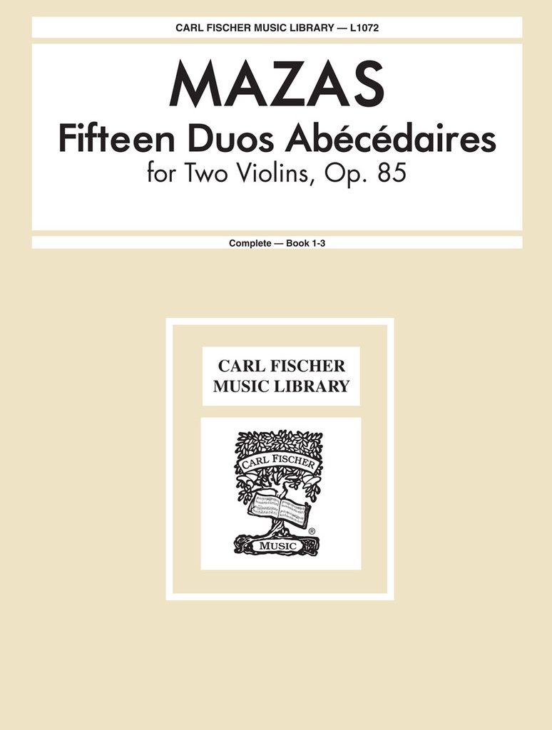 15 Duos abecedaires, Op. 85 - complete
