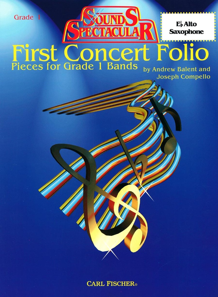 First concert folio - alto saxophone part