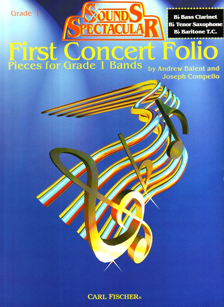 First concert folio - basscl, Tsax