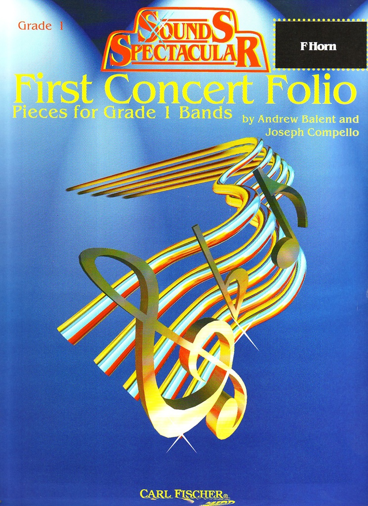 First concert folio - F horn