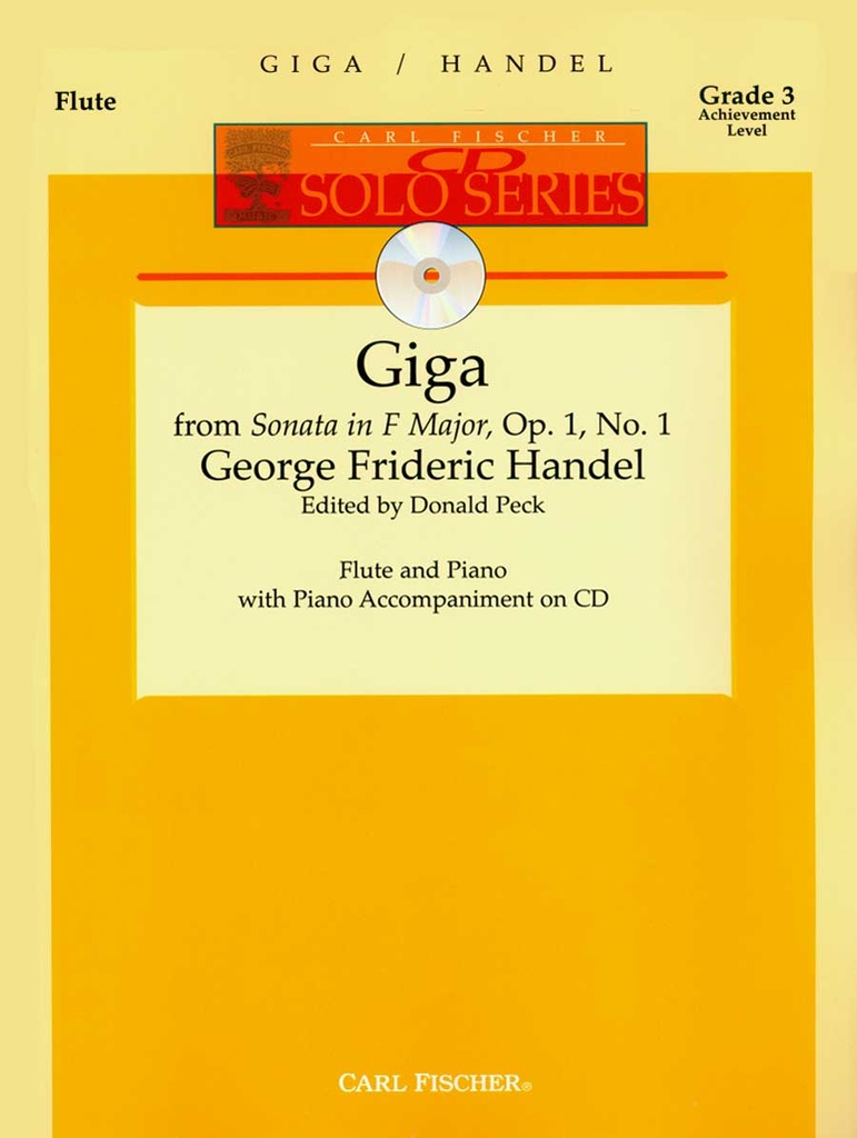 Giga from sonata in F major, Op.1 no.1