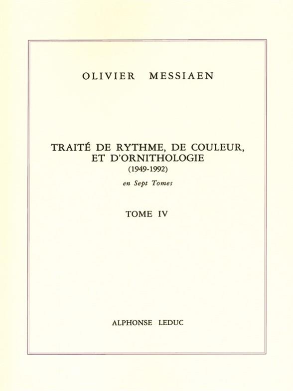 Traité de rythme, de couleur - Vol.4