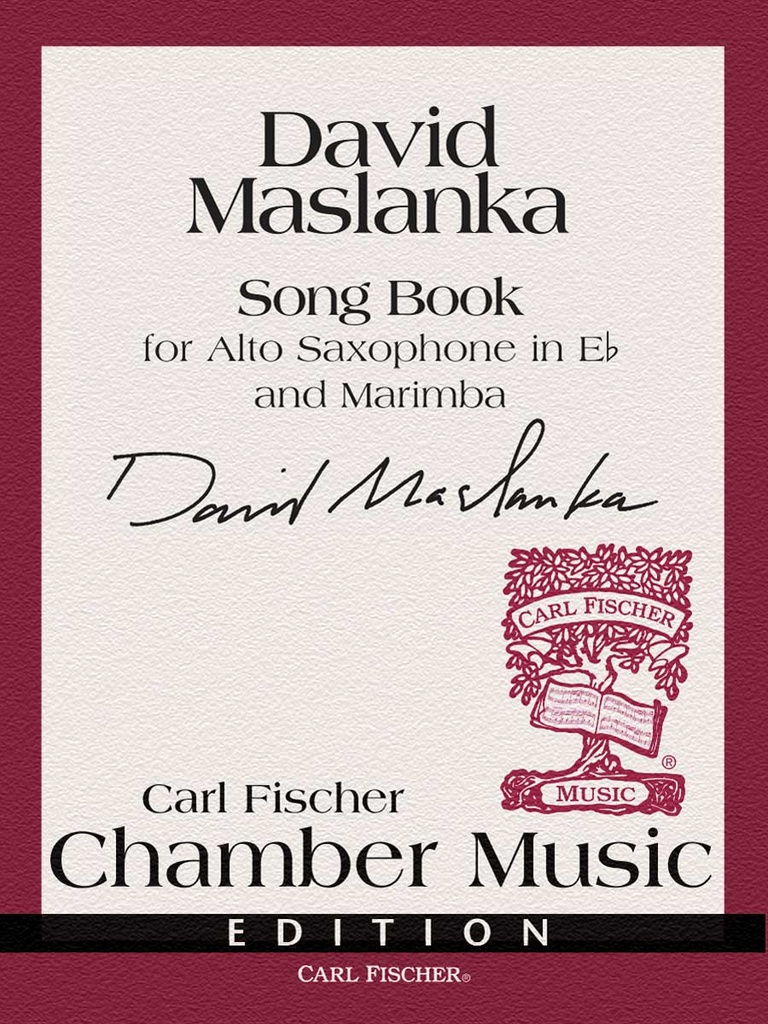 Song Book for Alto Saxophone & Marimba