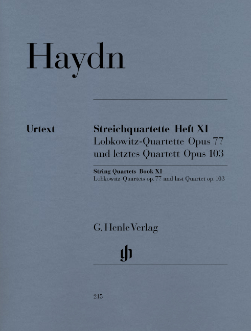 Streichquartette - Heft 11, Op.77 & Op.103