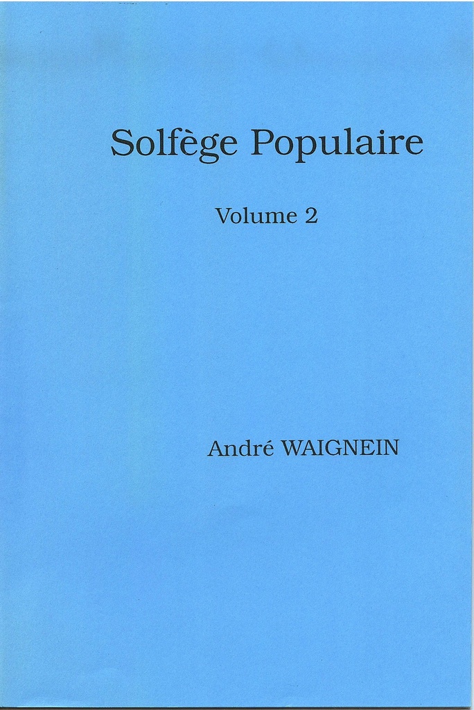 Solfège Populaire - Vol.2