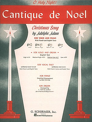 Cantique de Noel (Medium low voice)