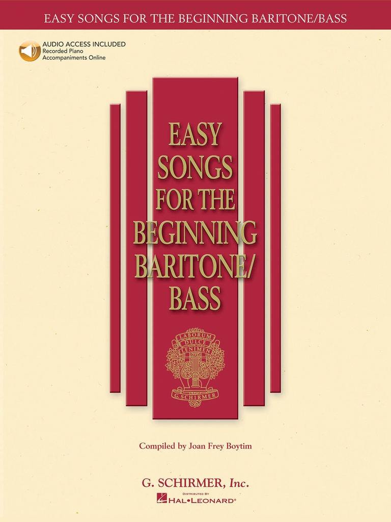 Easy Songs for the Beginning Baritone/bass