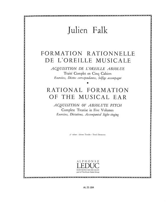 La formation rationelle de l'oreille - Vol.3