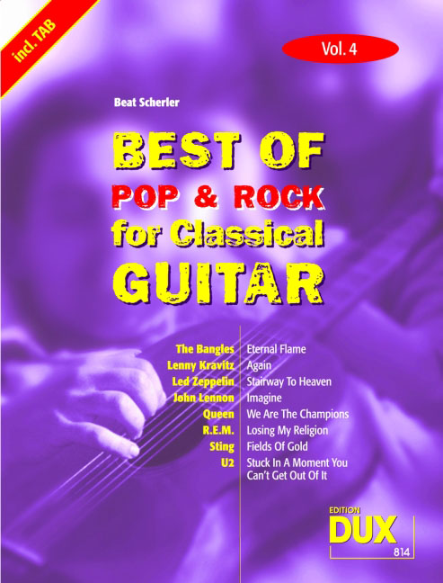 Best of Pop & Rock for Classical Guitar - Vol.4