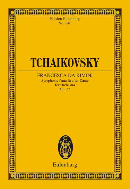 Francesca da Rimini, Op.32 (Study score)