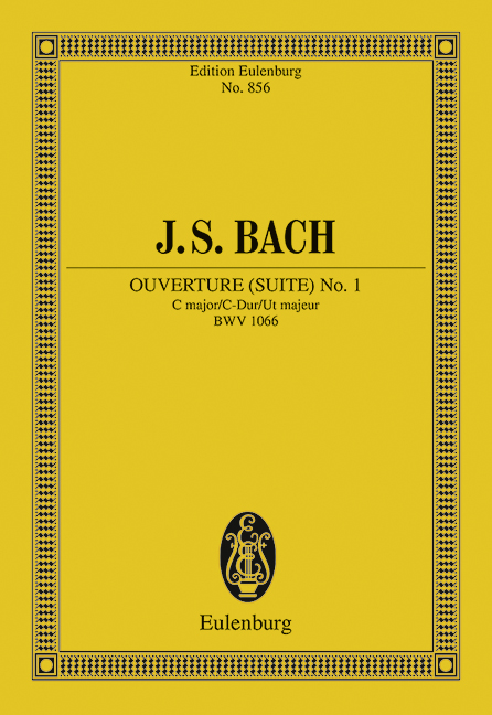 Ouverture nr.1 in C, BWV.1066 (Study score)