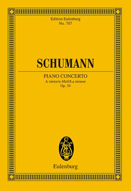 Piano concerto, Op.54 (Study score)