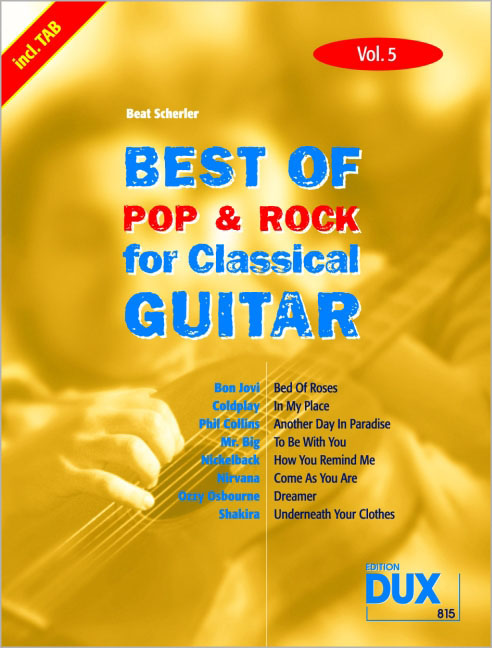 Best of Pop & Rock for Classical Guitar - Vol.5