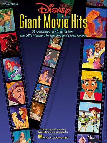 Disney Giant Movie Hits (Big-note piano)