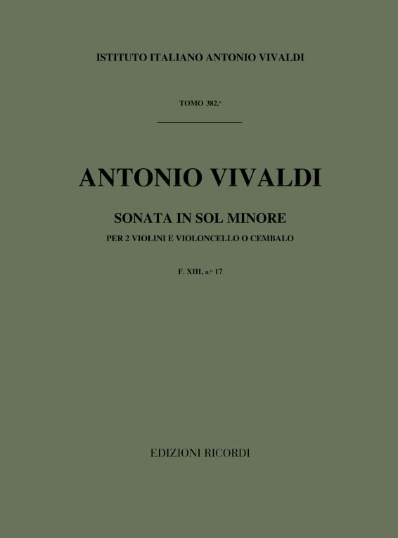 Sonata in sol min, Op.1 No.1