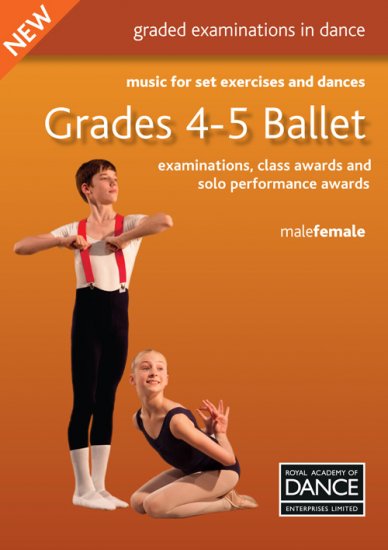 Graded Examinations in Dance - Grades 4-5 (Music book)