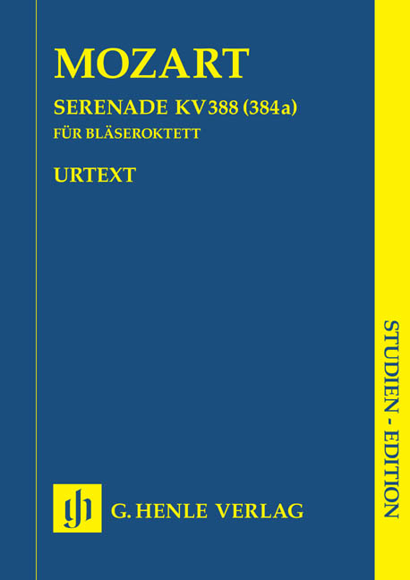 Serenade, KV.388 (384a) (Study score)