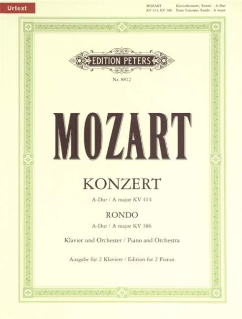 Konzert in A, KV.414 und Rondo KV.386