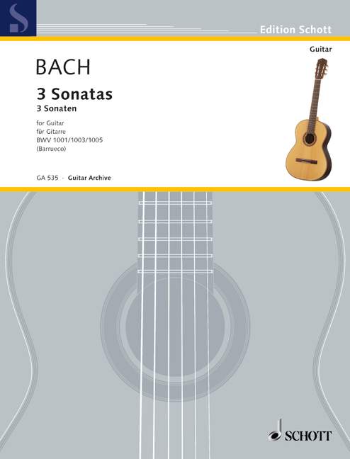 3 Sonates, BWV.1001-1003-1005