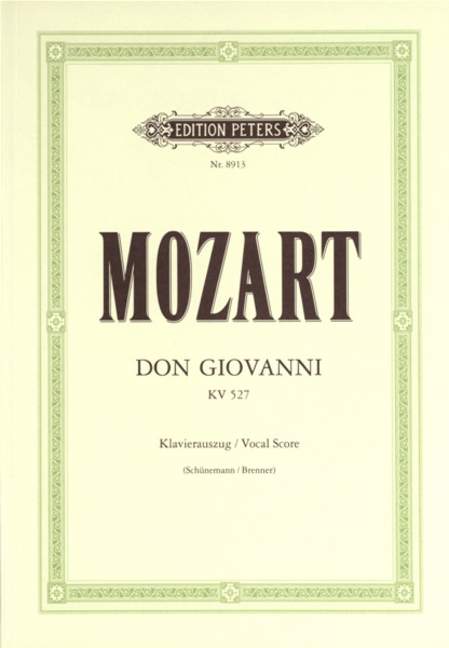 Don Giovanni (Piano reduction)