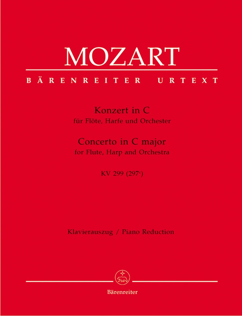 Concerto for Flute, Harp and Orchestra C major, KV.299(297c) (Piano reduction)