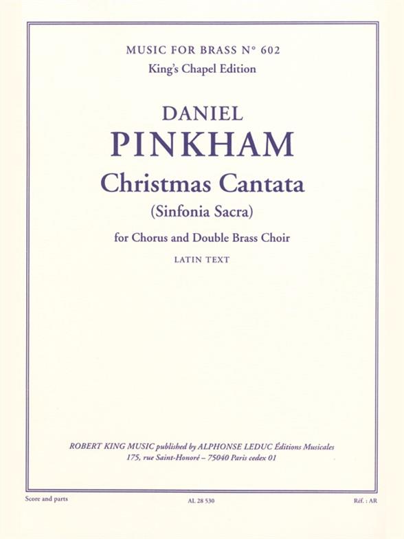 Cantate de Noël (Partition et parties)