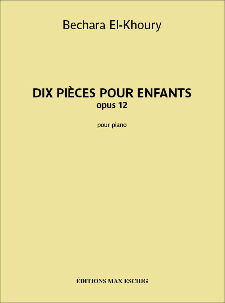 10 Pieces pour enfants, Op.12