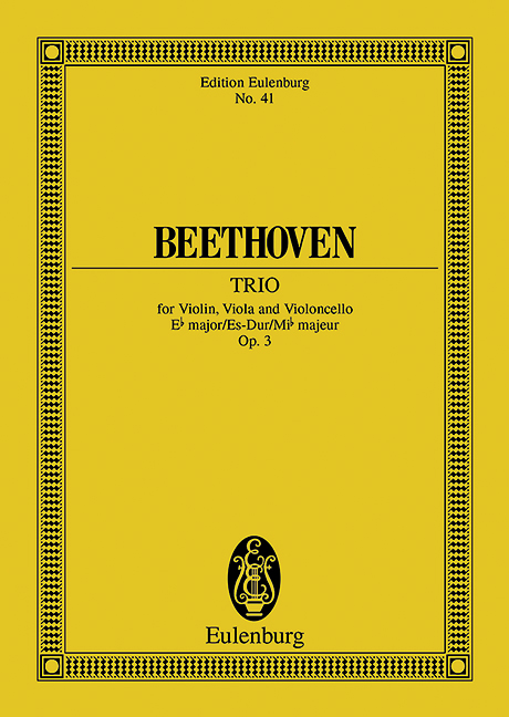 Streichtrio in Es, Op.3 (Study score)