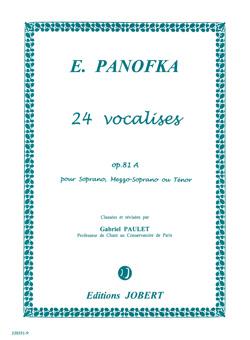 24 Vocalises, Op.81a (Voix élevée)