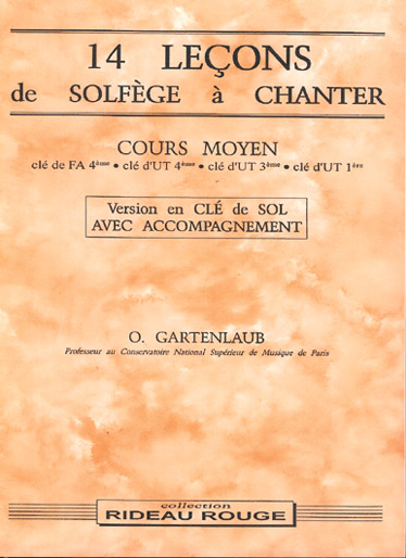 14 Leçons de Solfège (Clé de sol avec accompagnement)