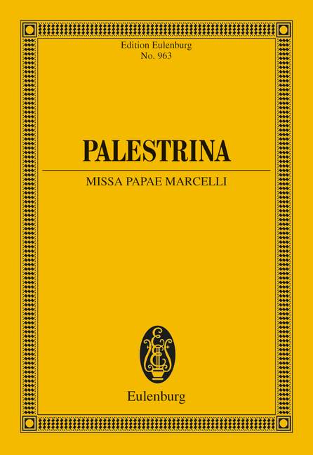 Missa Papae Marcelli (Pocket score)