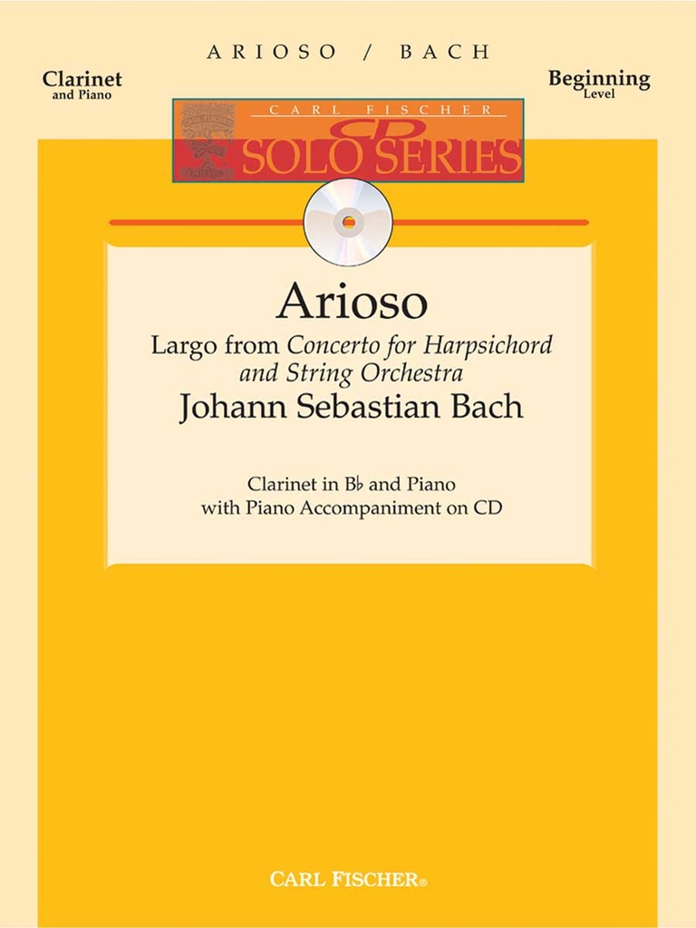 Arioso from concerto for harpsichord