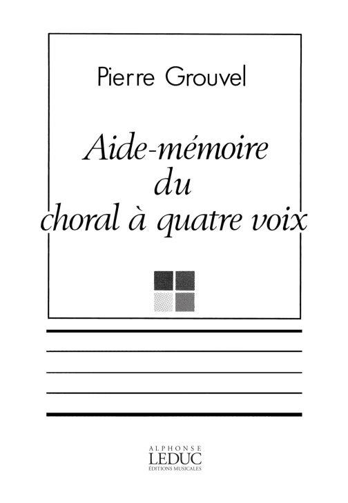 Aide-memoire du choral à quatre voix