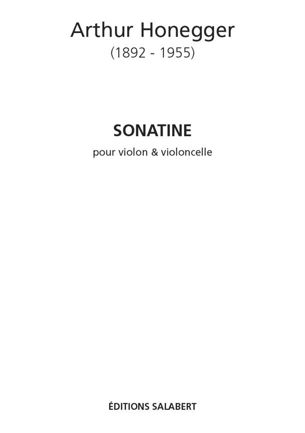 Sonatine pour violon et violoncelle