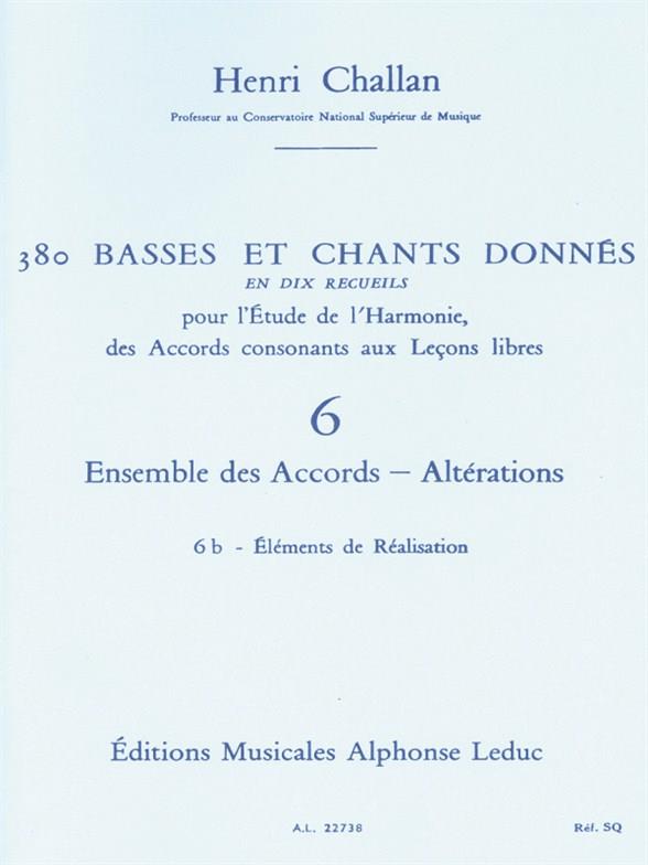 380 Basses et chants donnés - 6b