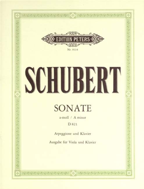 Sonate fur Arpeggione und Klavier, D.821