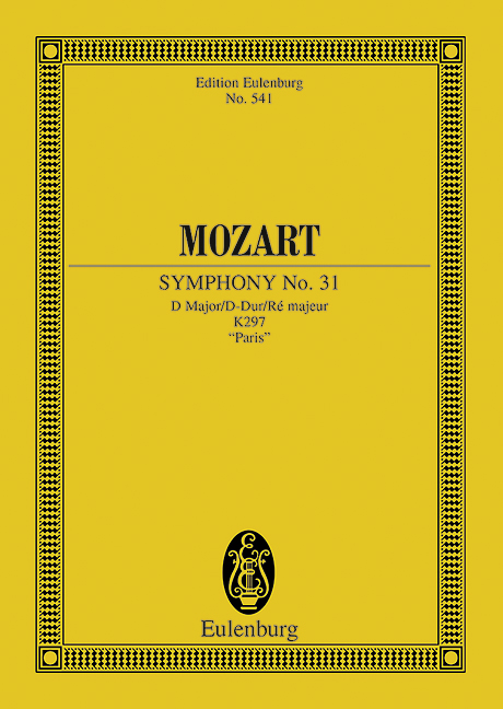 Symphonie Nr.31, KV.297 (Study score)